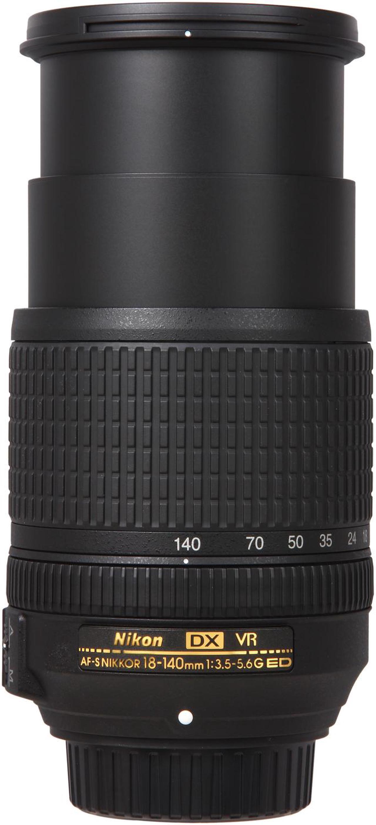 Alt view image 7 of 7 - Nikon 2213 SLR Lenses AF-S DX NIKKOR 18-140mm f/3.5-5.6G ED VR Lens Black