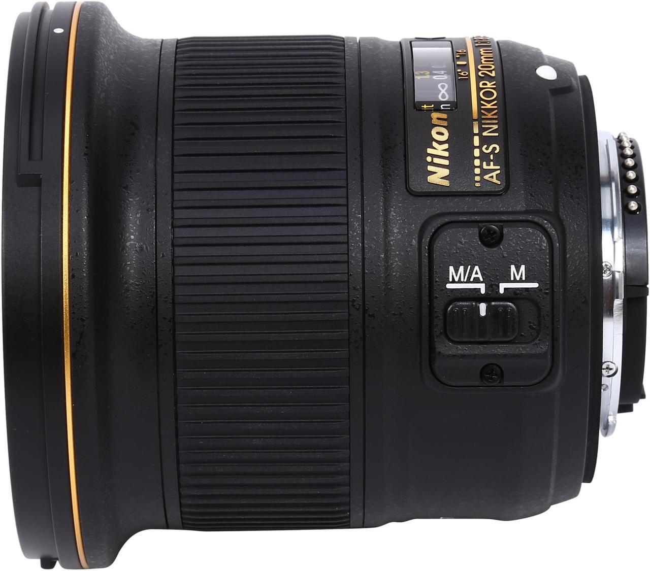 Alt view image 6 of 7 - Nikon 20051 20051 AF-S NIKKOR 20mm f/1.8G ED Lens Black