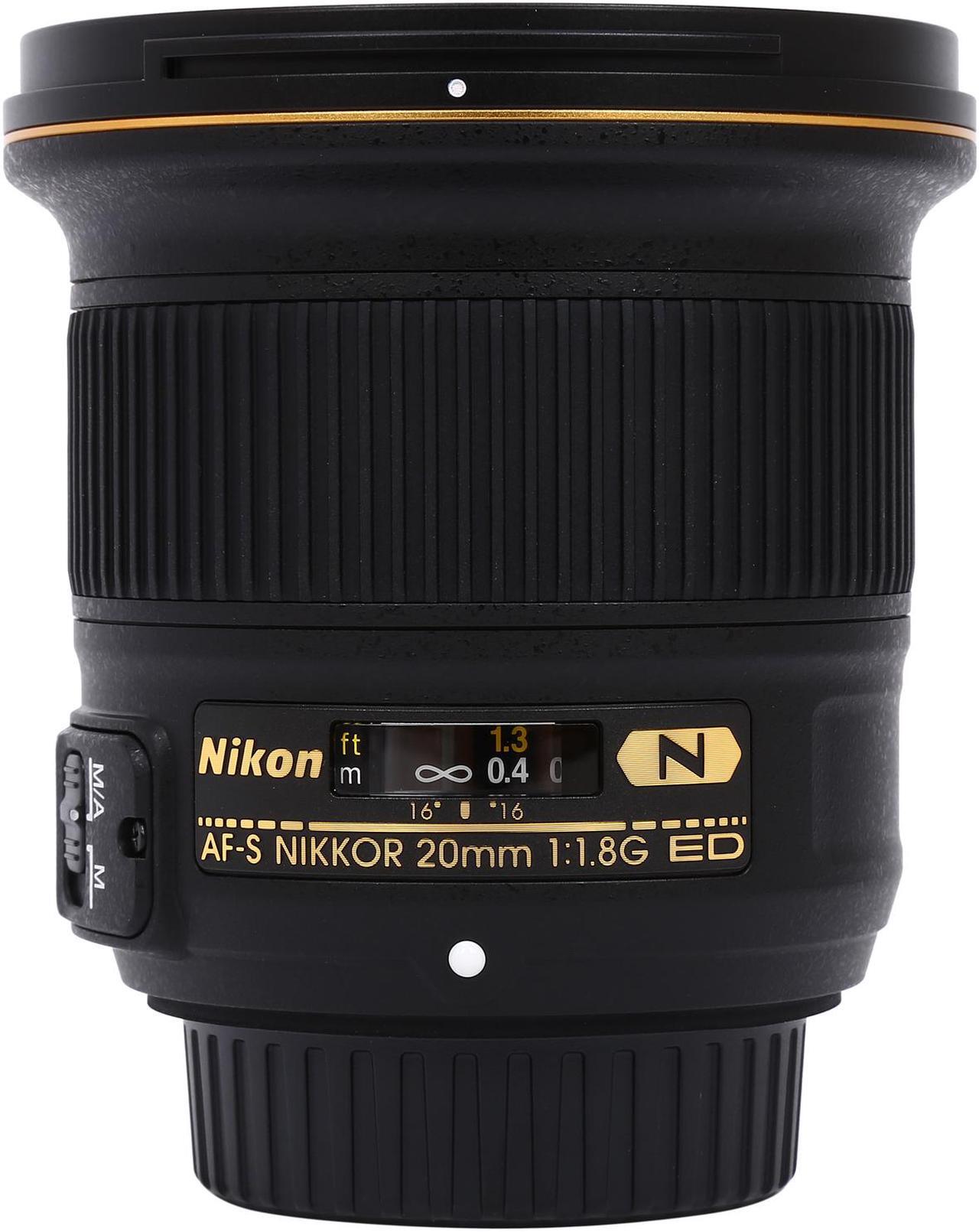 Alt view image 7 of 7 - Nikon 20051 20051 AF-S NIKKOR 20mm f/1.8G ED Lens Black