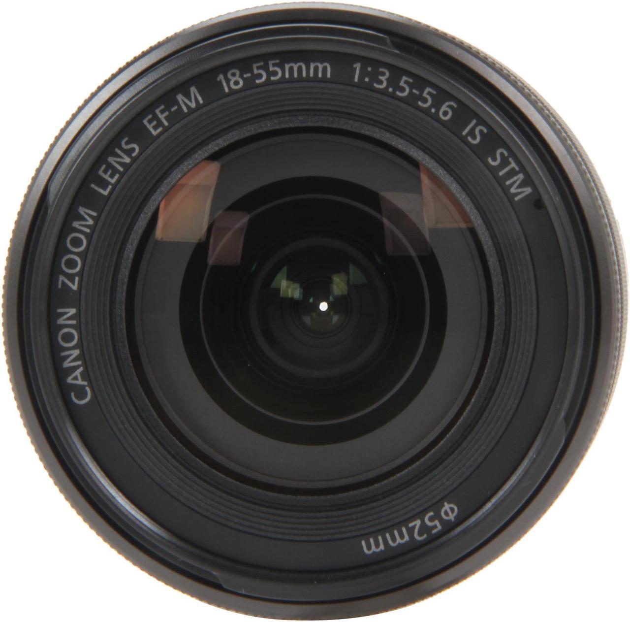 Alt view image 2 of 7 - Canon 5984B002 EF-M 18-55mm f3.5-5.6 IS STM Lens Black