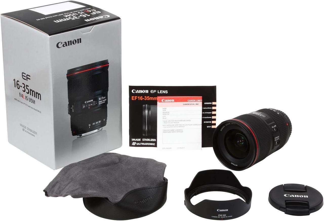 Alt view image 8 of 7 - Canon 9518B002 SLR Lenses EF 16-35mm f/4L IS USM Lens Black