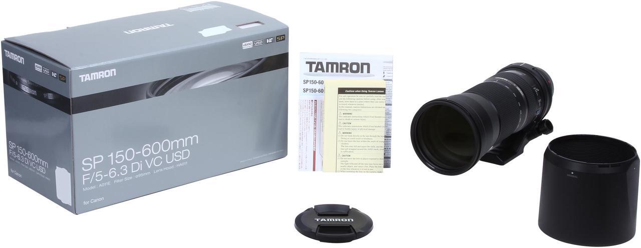 Alt view image 9 of 8 - TAMRON A011 AFA011C-700 SP 150-600mm F/5-6.3 Di VC USD Lens for Canon Black