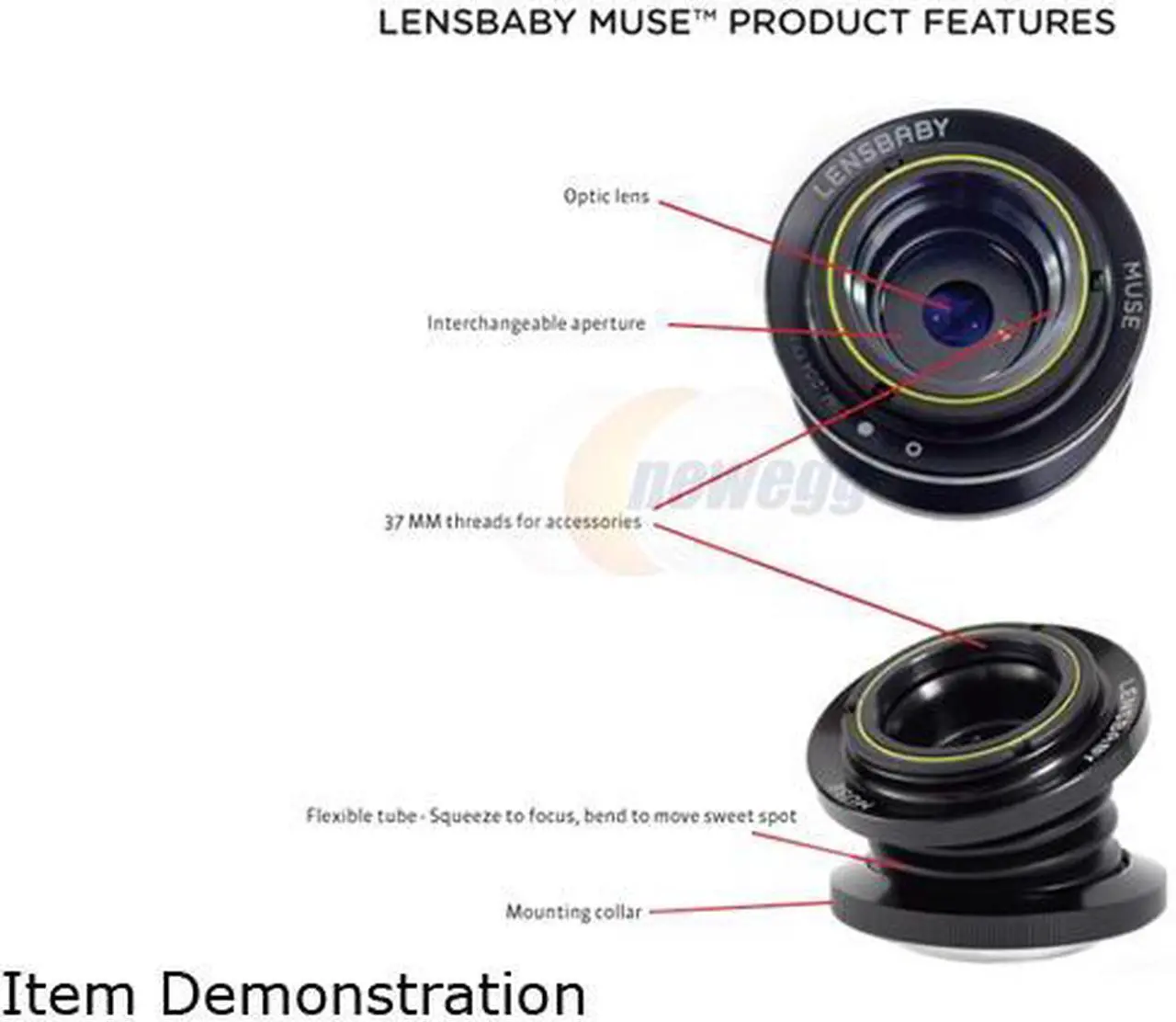 Alt view image 7 of 9 - Lensbaby Muse Double Glass for Canon EF