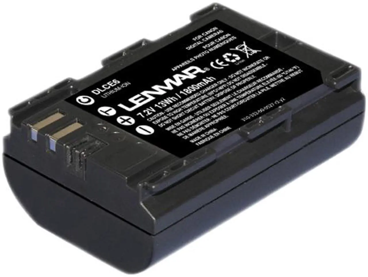 Main image of LENMAR DLCE6 1-Pack 1800mAh Li-Ion LP-E6 Replacement Battery by Lenmar