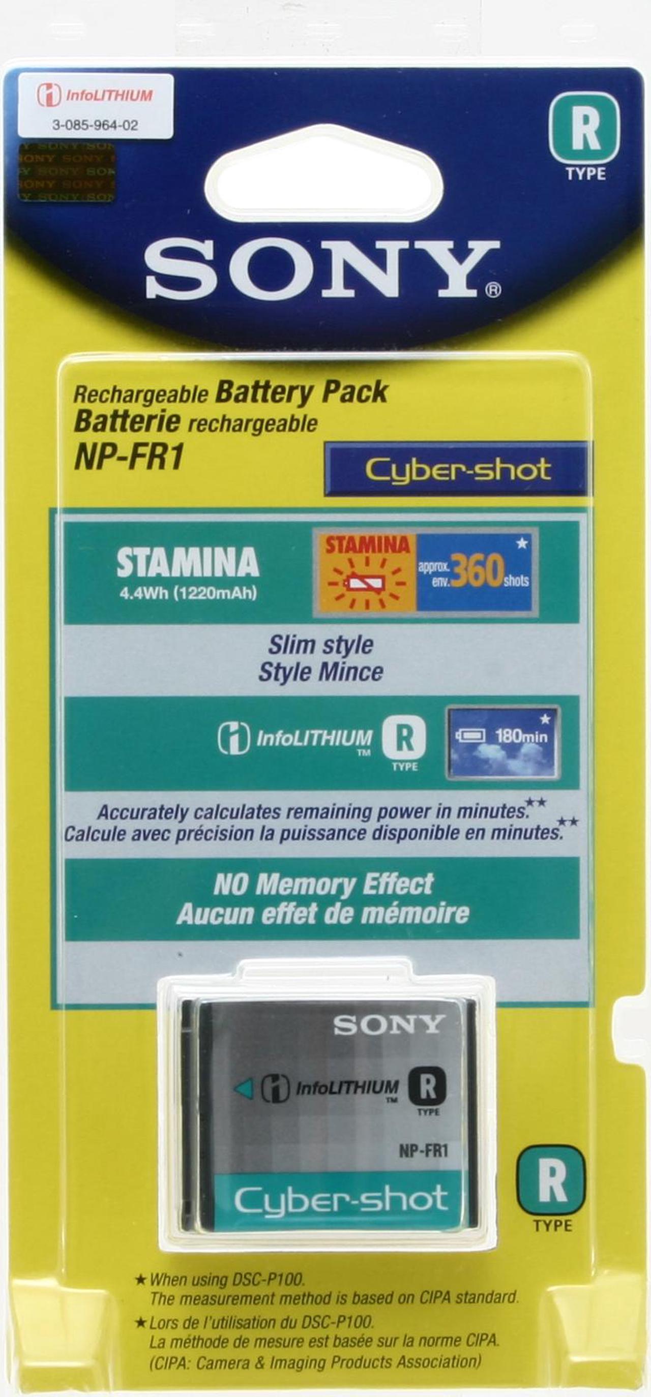 Main image of SONY NP-FR1 1220mAh (4.4 Wh) InfoLithium R Series Rechargeable Battery Pack