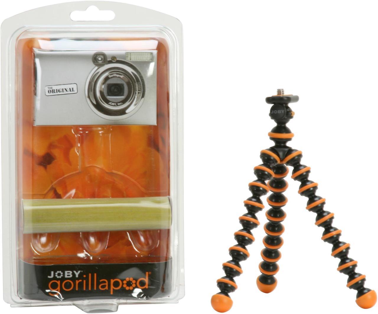 Alt view image 12 of 12 - JOBY Gorillapod Original Orange/Black Flexible Camera Tripod
