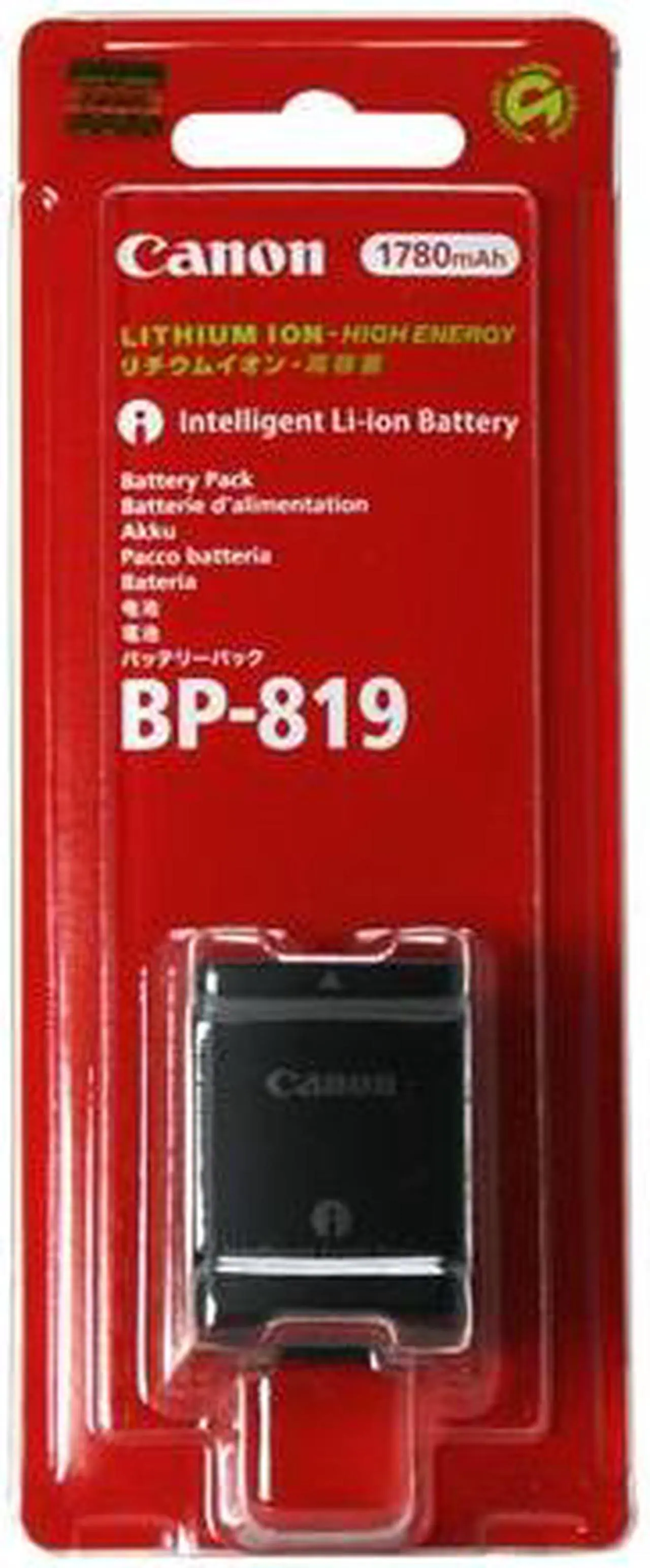 Main image of Canon BP-819 1780mAh Lithium-Ion Rechargeable Battery