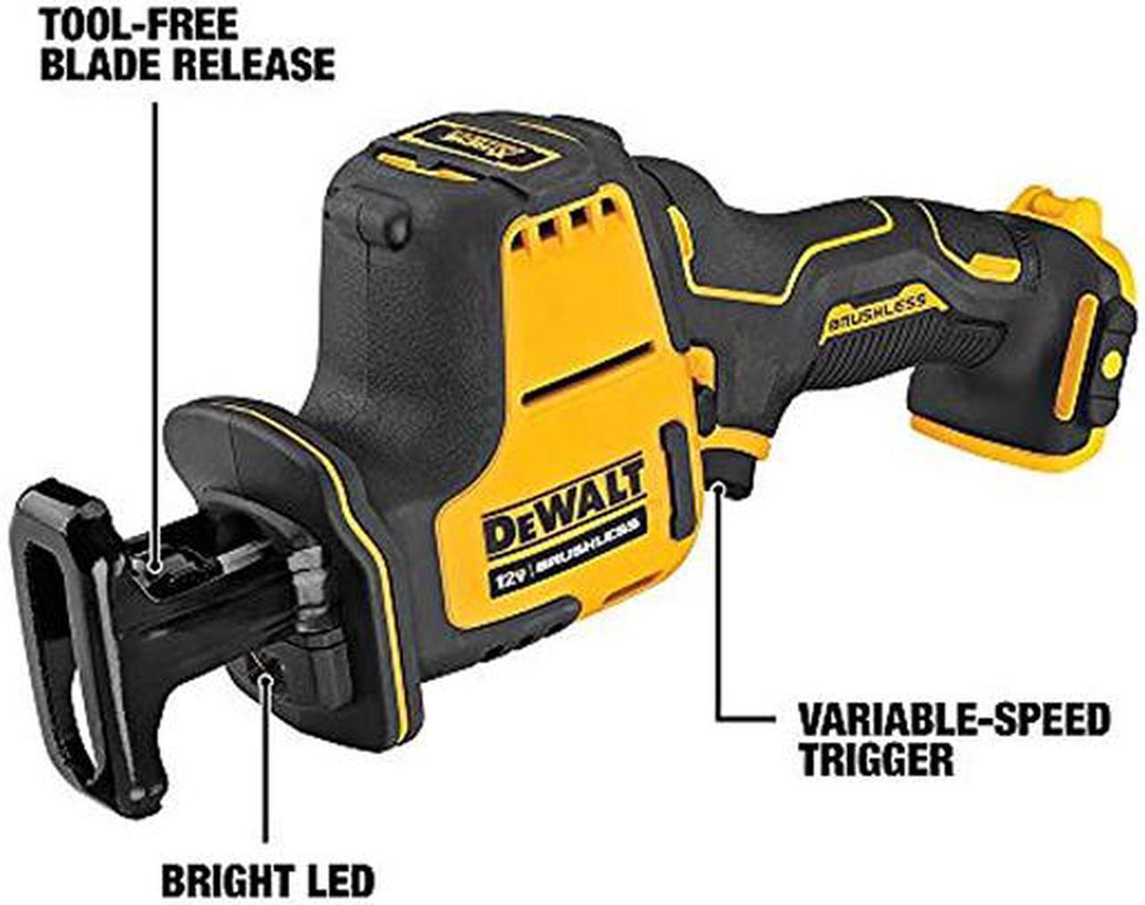 Alt view image 3 of 3 - Dewalt DCS312B XTREME 12V MAX Brushless Lithium-Ion One-Handed Cordless Reciprocating Saw (Tool Only)