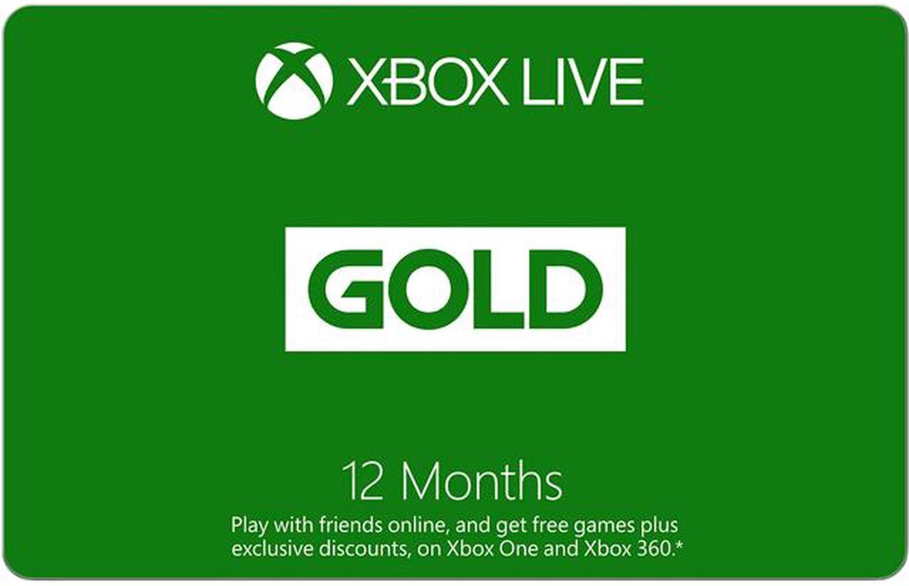 Xbox LIVE 12 Month Gold Membership (Digital Code)