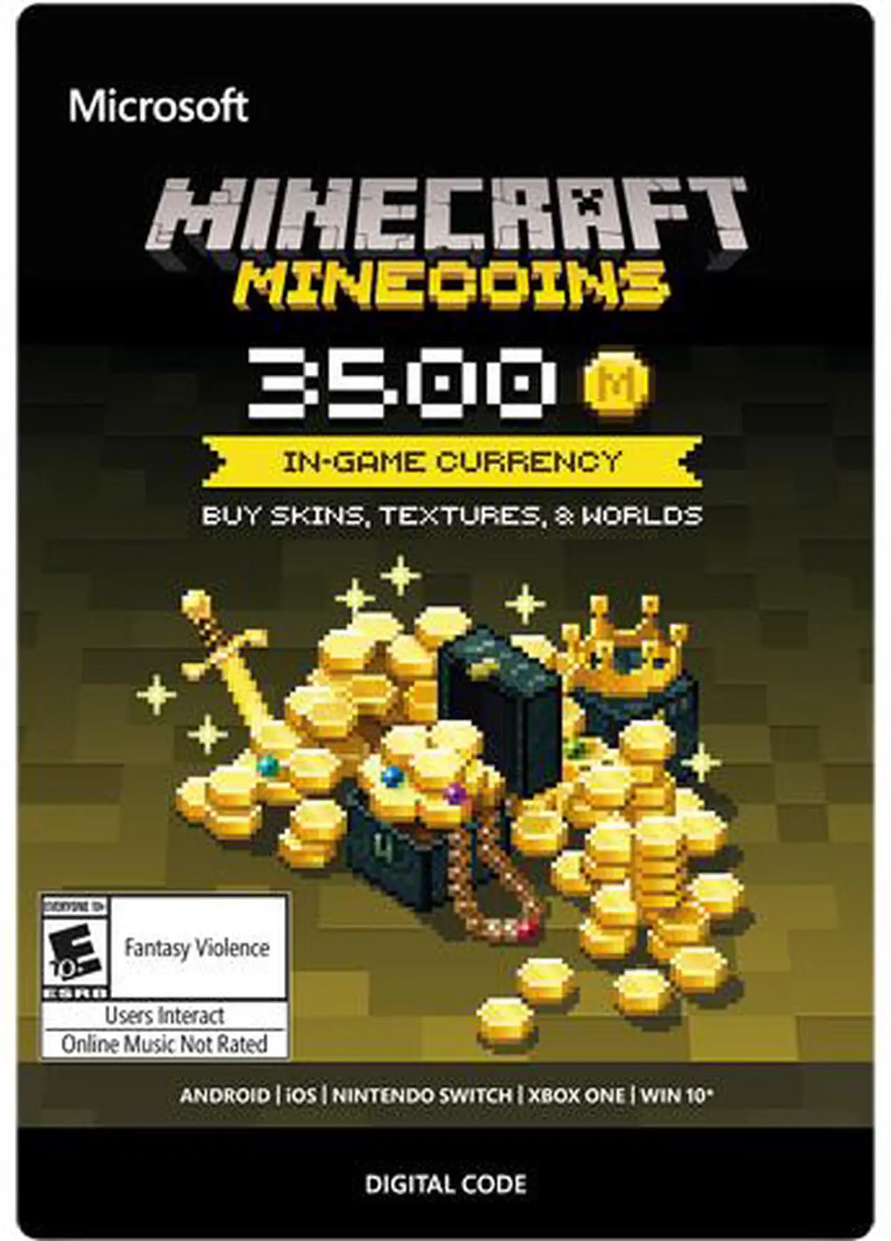 Main image of Xbox Minecraft Minecoins 3500 Coin In-game Currency [Digital Code]