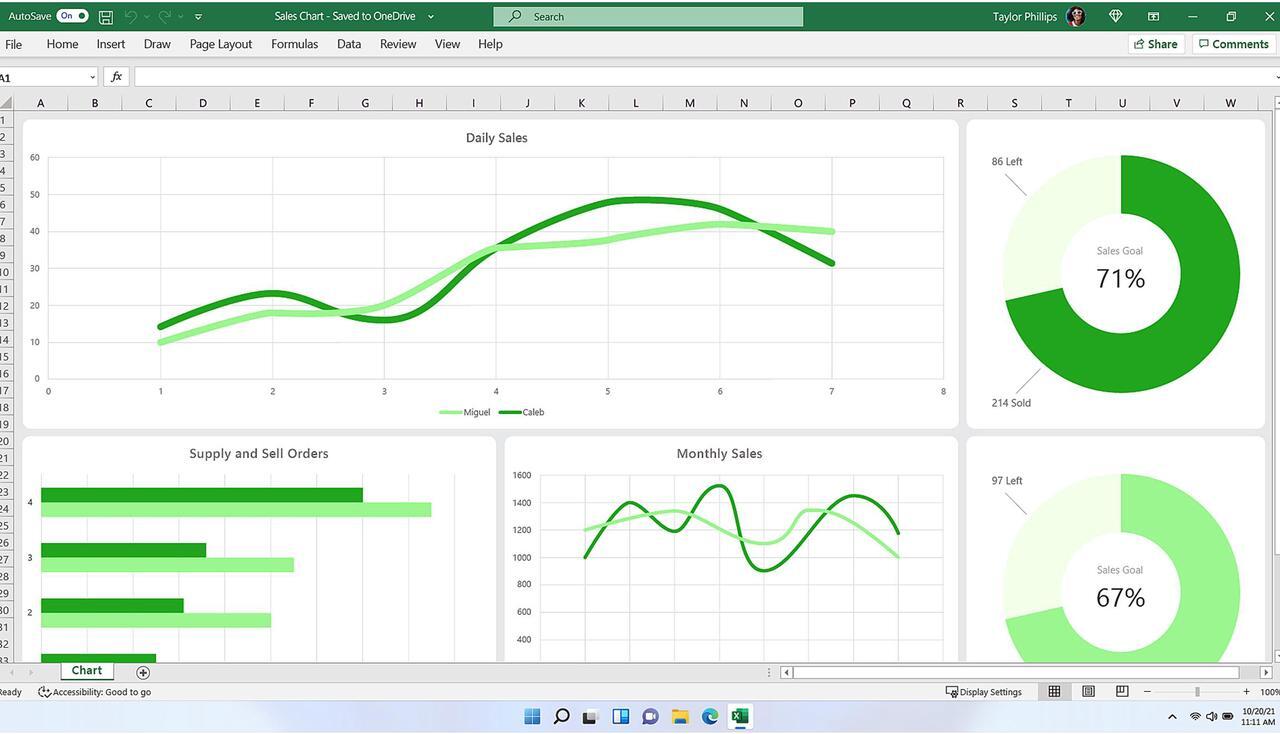 Alt view image 4 of 5 - Microsoft 365 Business Standard | 12-Month Subscription, 1 person | Premium Office apps | 1TB OneDrive cloud storage | PC/Mac Download