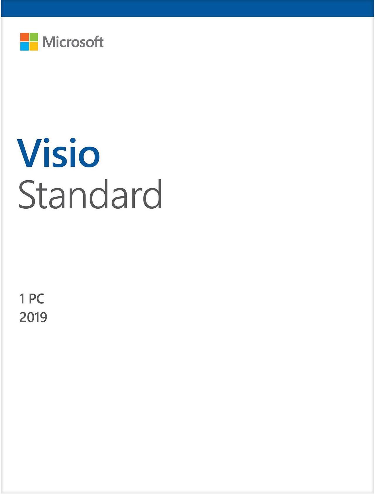 Main image of Microsoft Visio Standard 2019 / Windows 10 - Download - 1PC