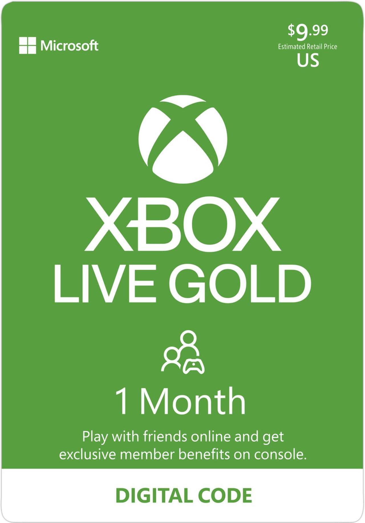 Main image of Xbox 1 Month Live Gold Membership - US Registered Account Only (Email Delivery)