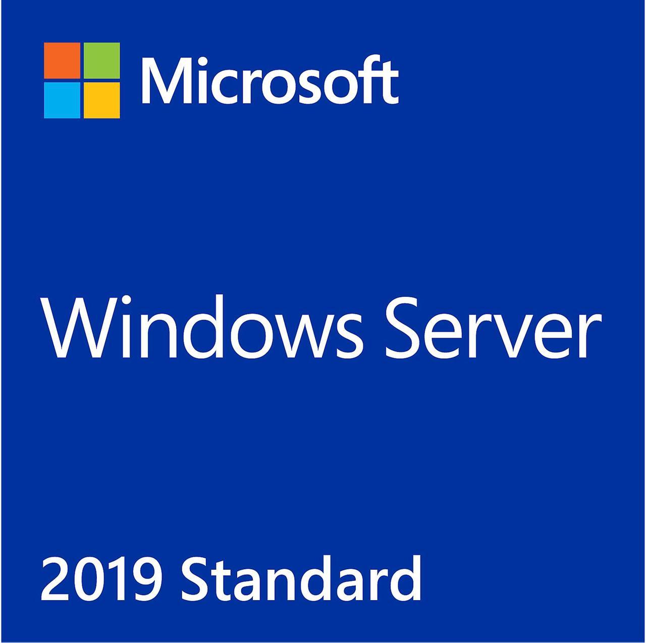 Microsoft Windows Server Standard 2019 - Base License (24-Core, DVD) - OEM