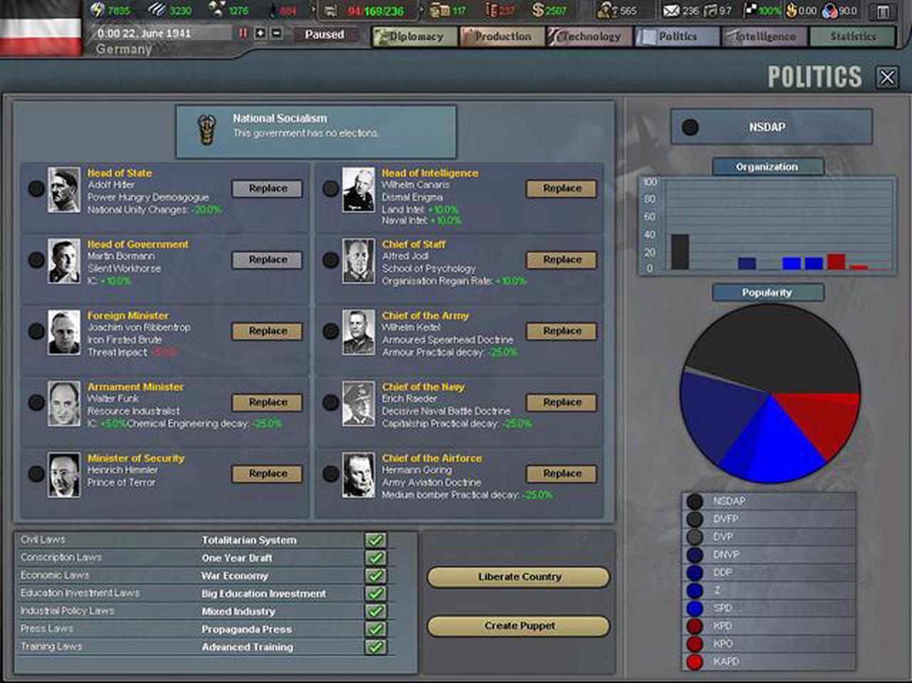 Alt view image 3 of 7 - Hearts of Iron III [Online Game Code]