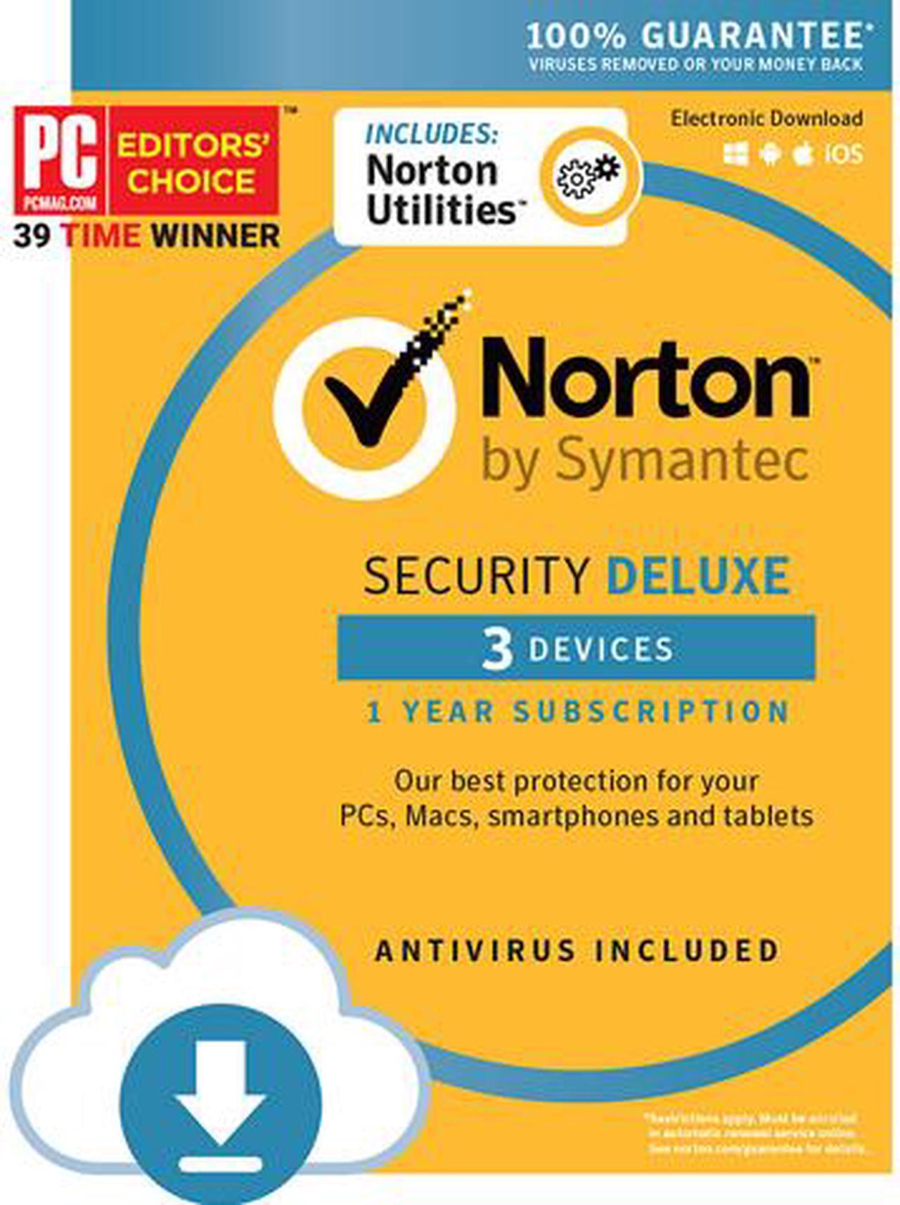 Main image of Symantec Norton Security - 3 Device + Utilities Bundle - Download