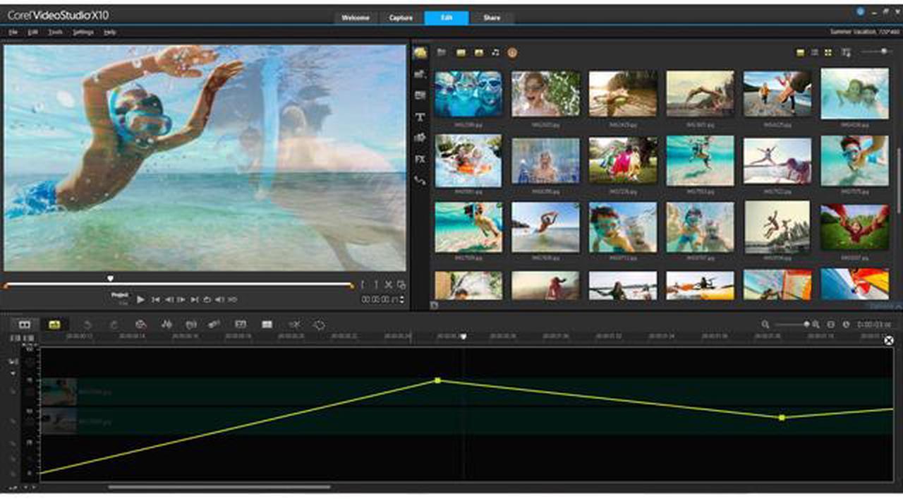 Alt view image 5 of 9 - Corel VideoStudio Ultimate X10 - Download