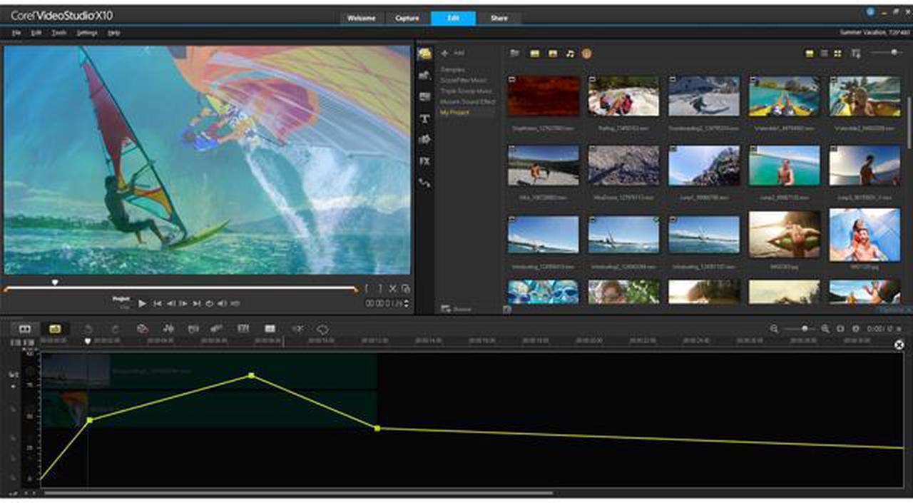 Alt view image 6 of 9 - Corel VideoStudio Ultimate X10 - Download