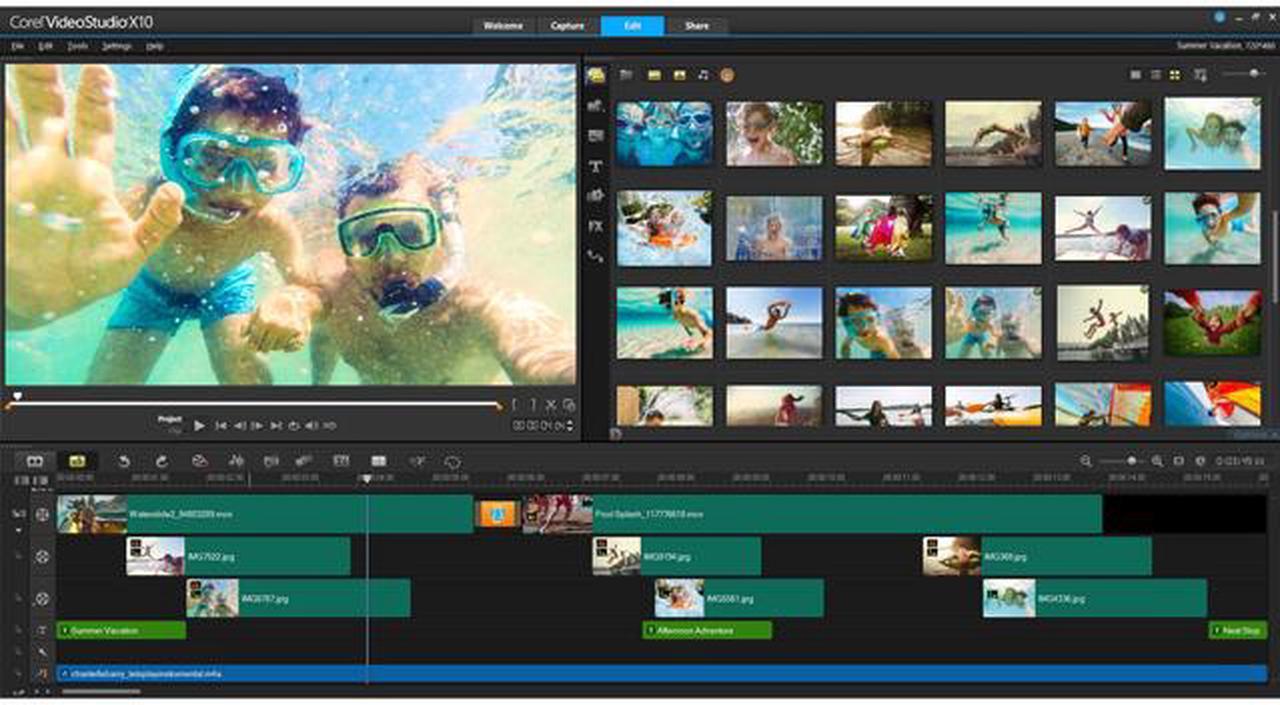Alt view image 7 of 9 - Corel VideoStudio Ultimate X10 - Download