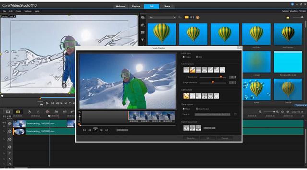 Alt view image 9 of 9 - Corel VideoStudio Ultimate X10 - Download