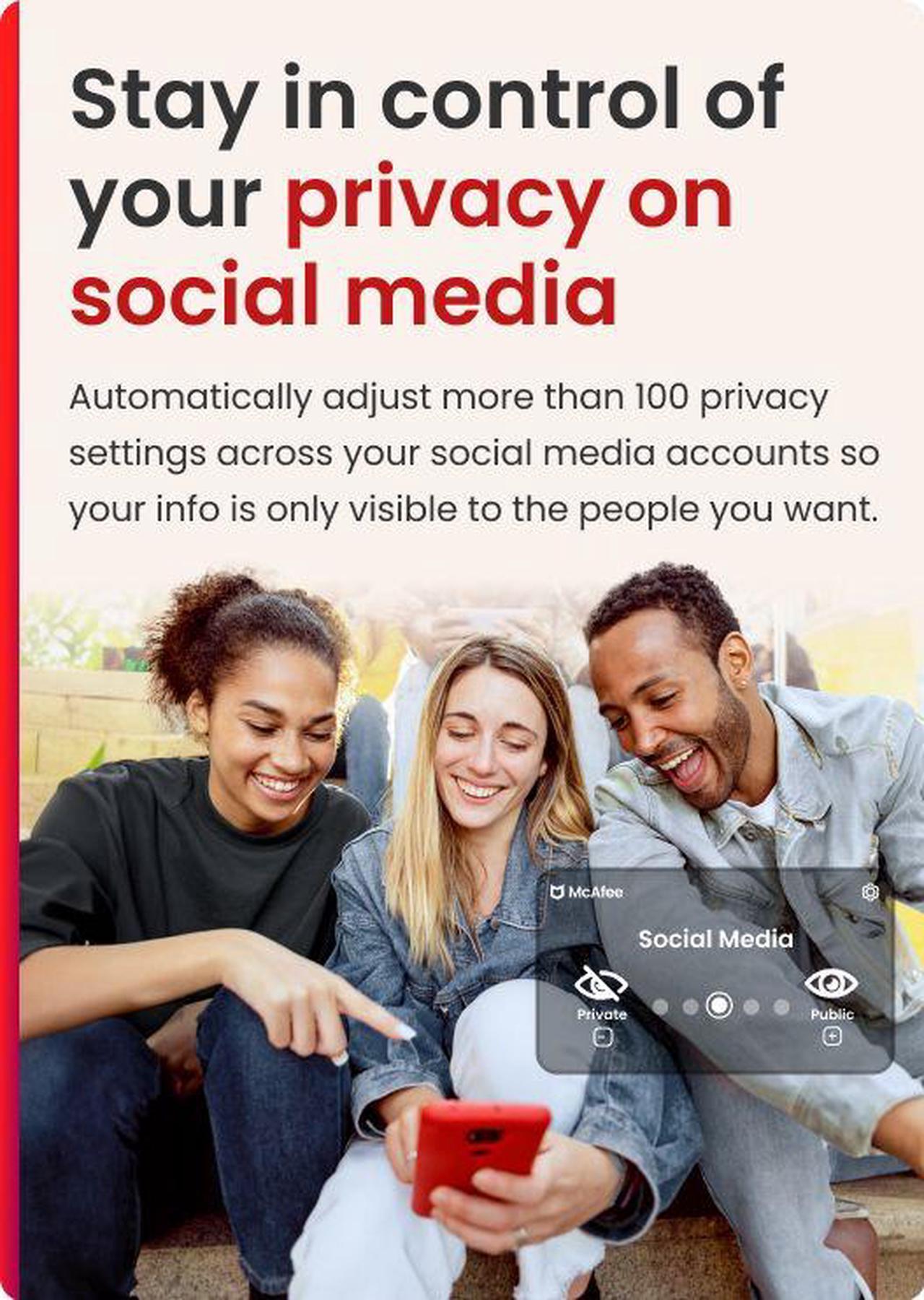 Alt view image 6 of 8 - McAfee+ Premium Individual Unlimited Devices 2025 | Cybersecurity Software Includes Antivirus, Scam Protection, Secure VPN, Identity Monitoring |1-Year Subscription with Auto-Renewal |Digital Download