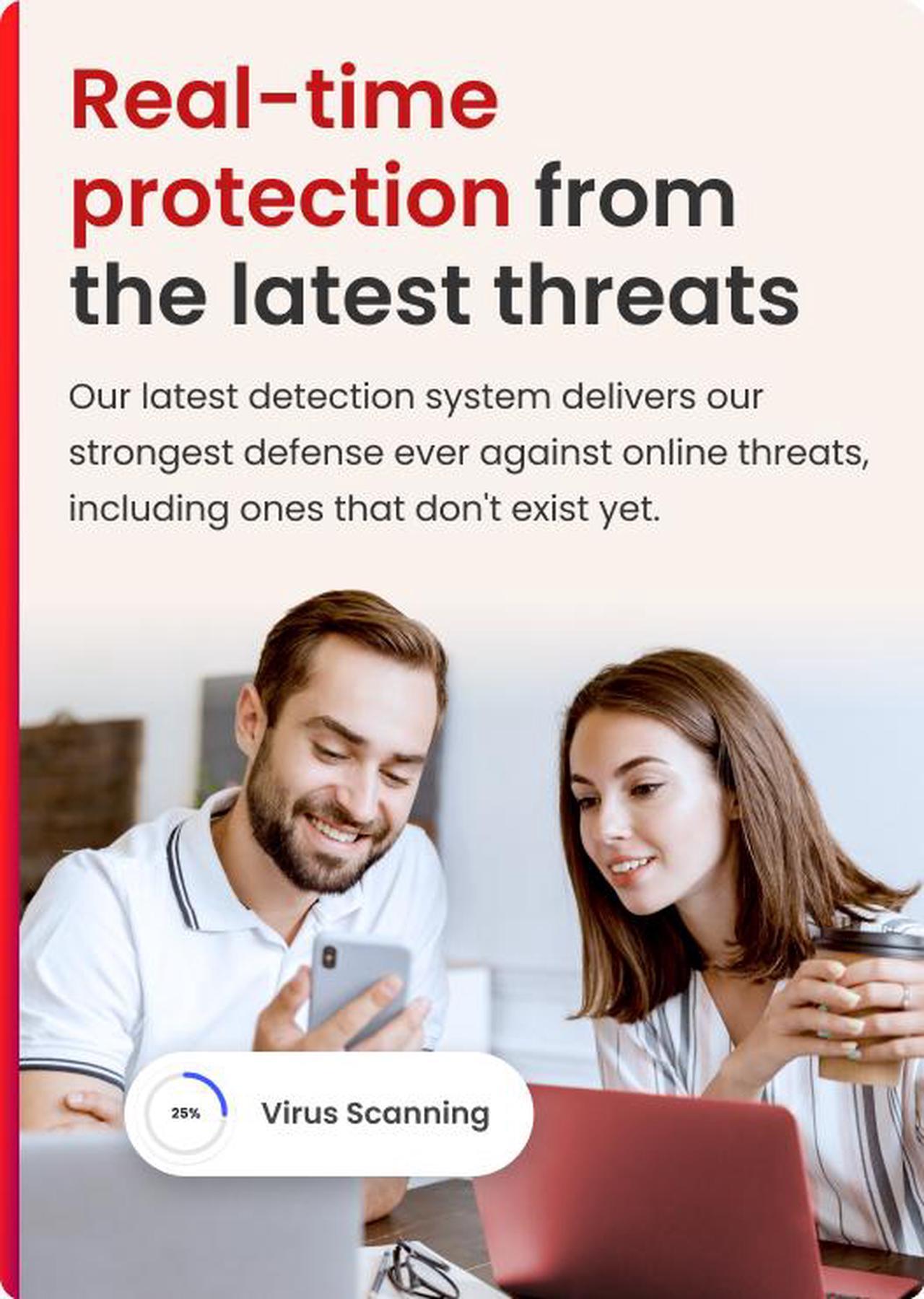Alt view image 3 of 8 - McAfee+ Premium Family Unlimited Devices 2025 | Cybersecurity Software Includes Antivirus, Scam Protection, Secure VPN, Identity Monitoring |1-Year Subscription with Auto-Renewal |Digital Download