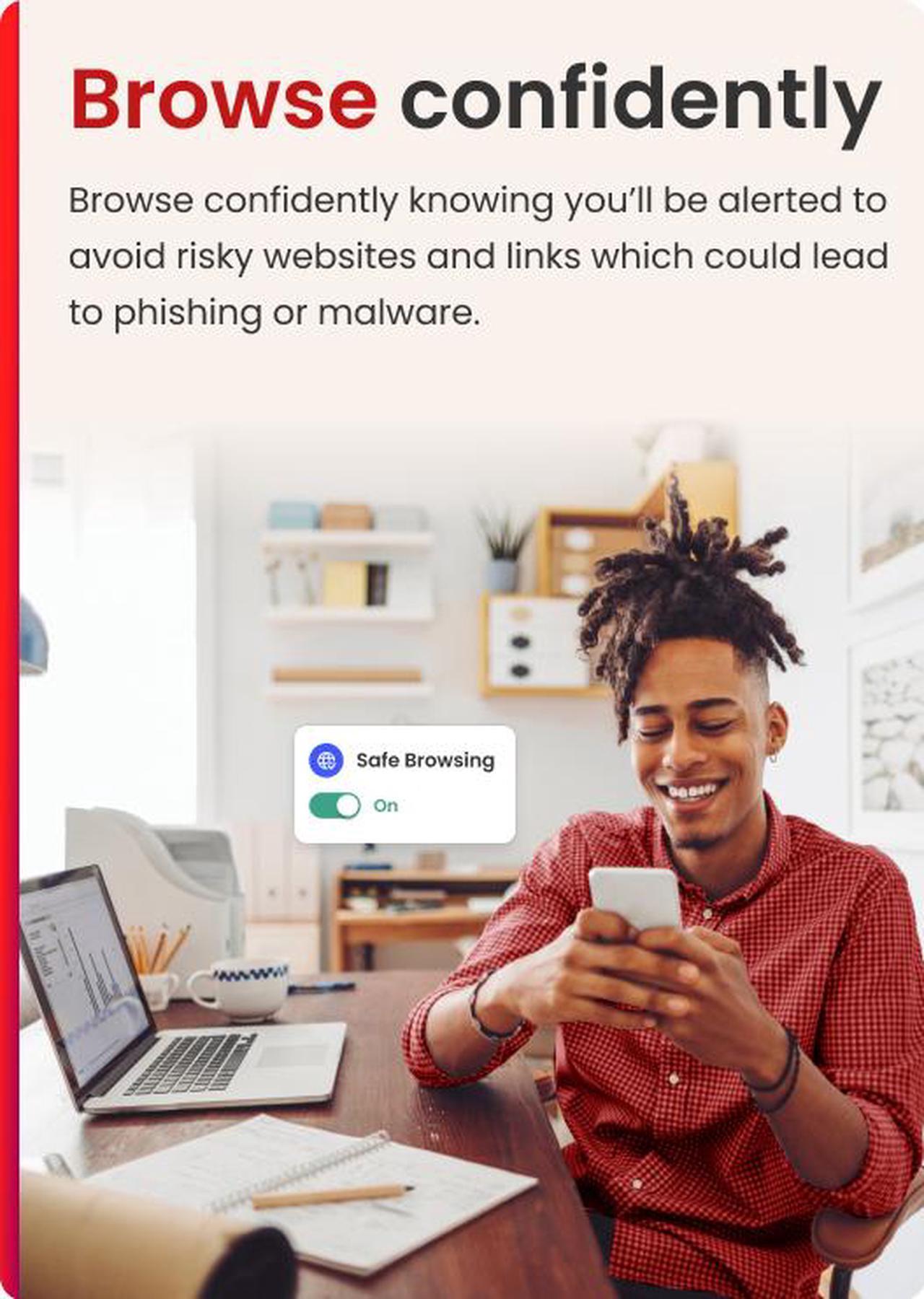 Alt view image 6 of 8 - McAfee+ Premium Family Unlimited Devices 2025 | Cybersecurity Software Includes Antivirus, Scam Protection, Secure VPN, Identity Monitoring |1-Year Subscription with Auto-Renewal |Digital Download