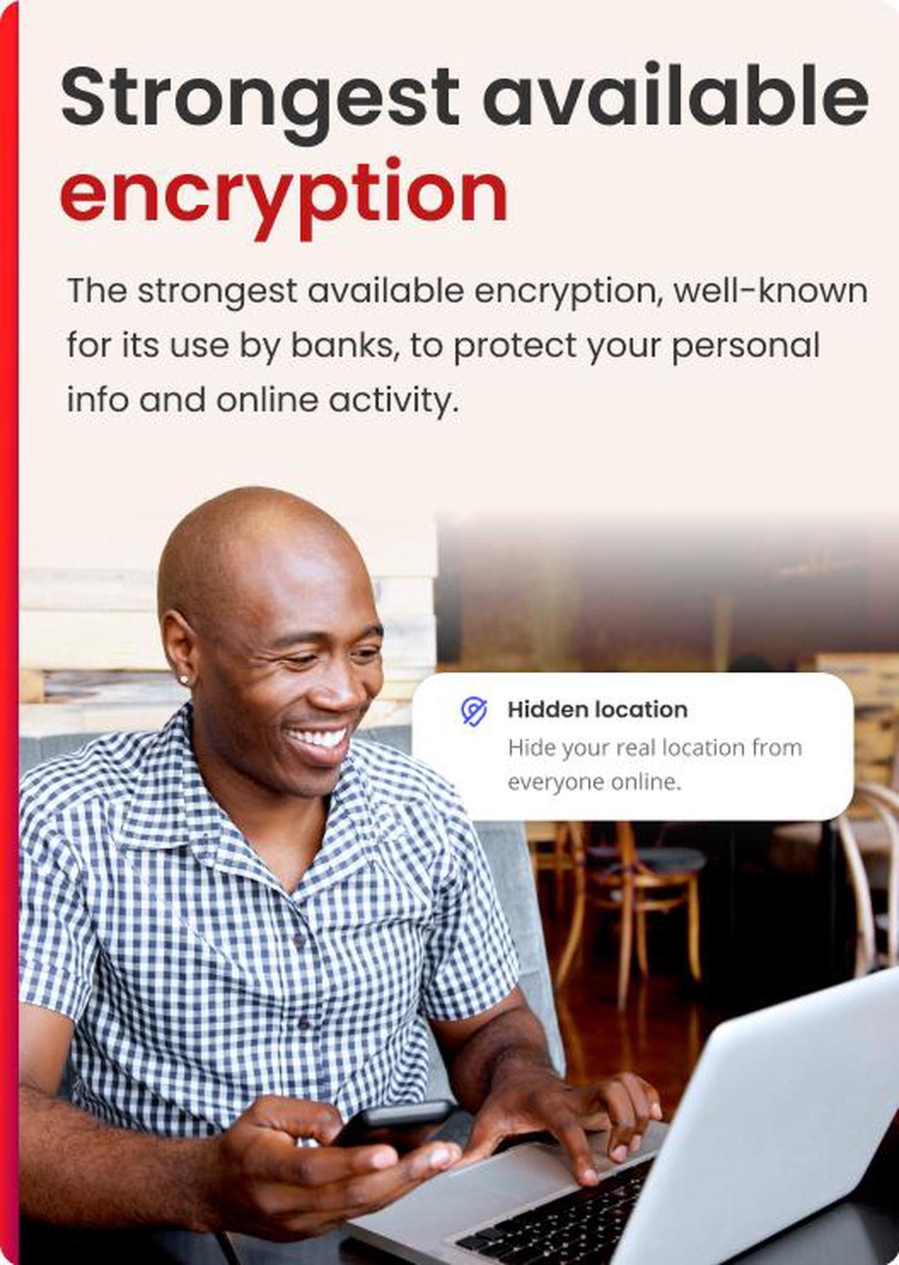 Alt view image 3 of 7 - McAfee Safe Connect VPN (Windows/Android/iOS/ChromeOS) - 5 Devices - 1-Year Subscription with Auto-Renewal (Digital Download)