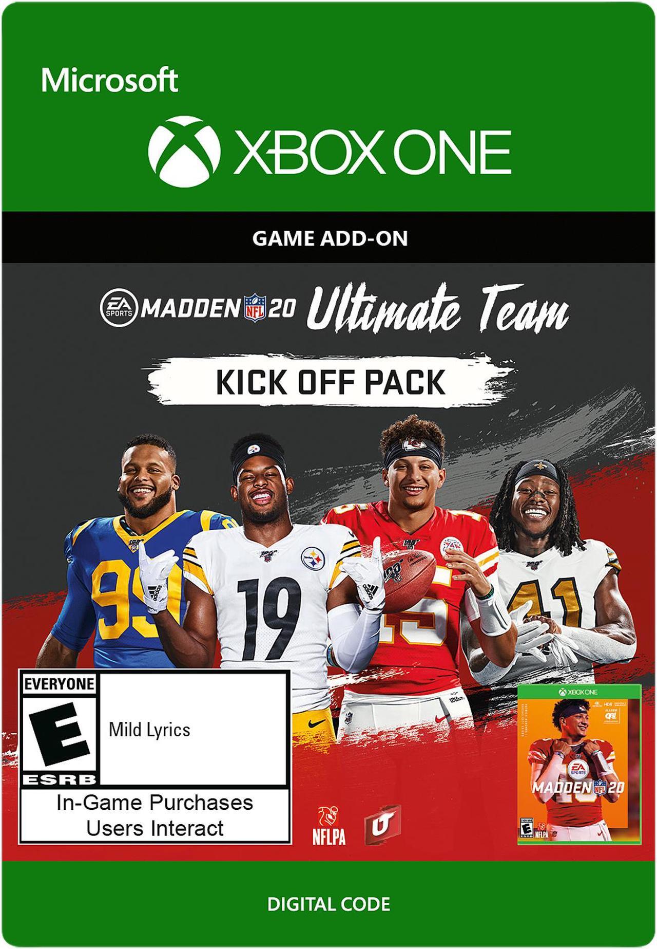 Main image of Madden NFL 20: Madden Ultimate Team Kickoff Pack Xbox One [Digital Code]