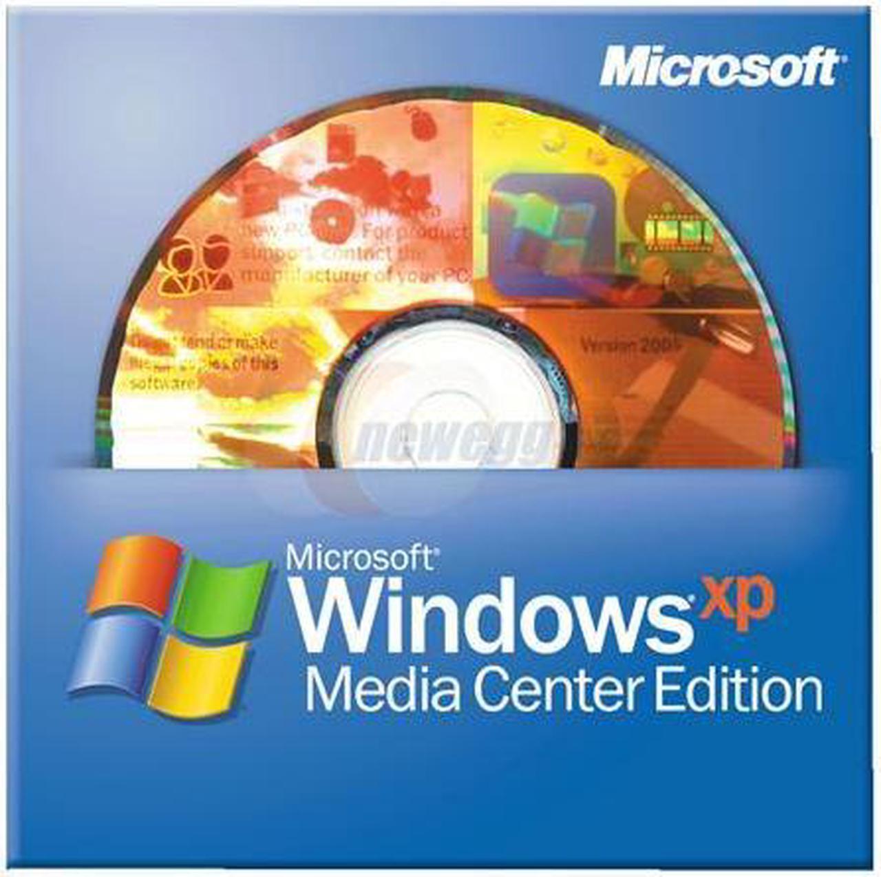 Main image of Microsoft Windows XP Media Center Edition 2005 w/Update Rollup Release 2 One Pack - OEM