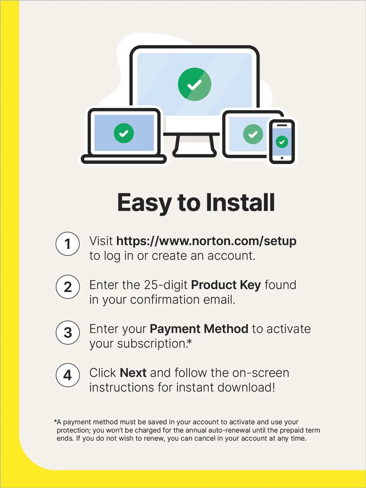 Alt view image 7 of 7 - NEWEGG EXCLUSIVE Norton 360 Standard 2025, Antivirus software for 1 Device with Auto-Renewal – 3 Months FREE [Download]