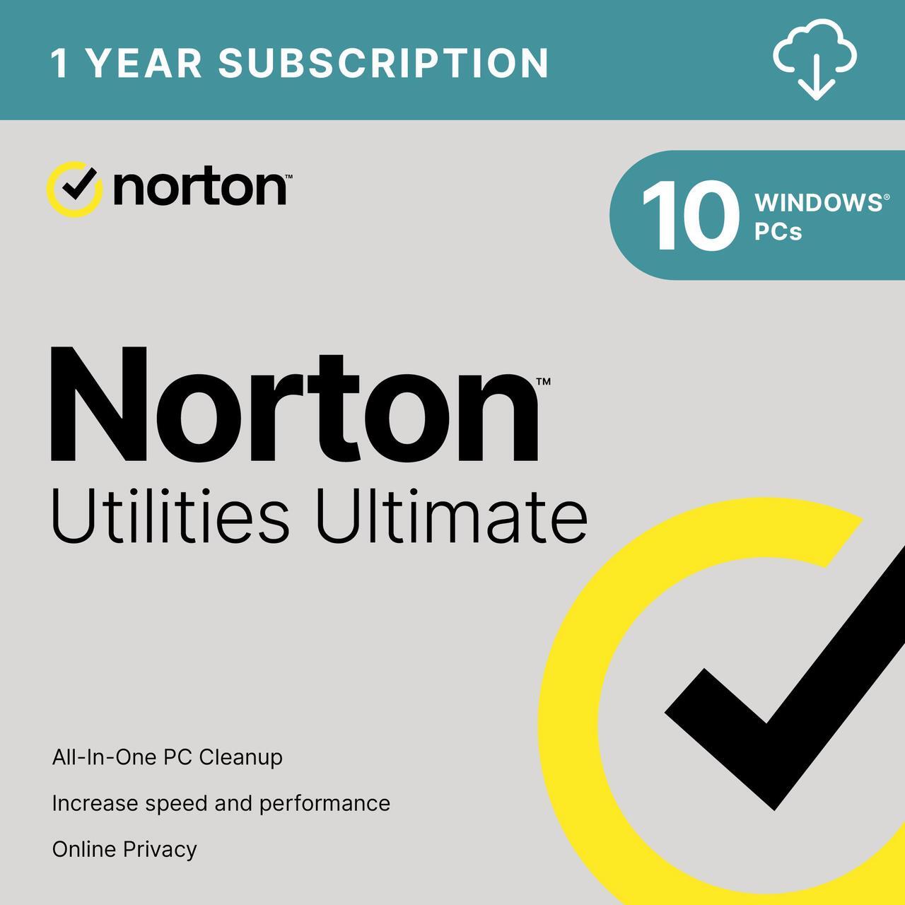 Main image of Norton Utilities Ultimate – cleans and speeds up your PC, Windows PCs only [Download]