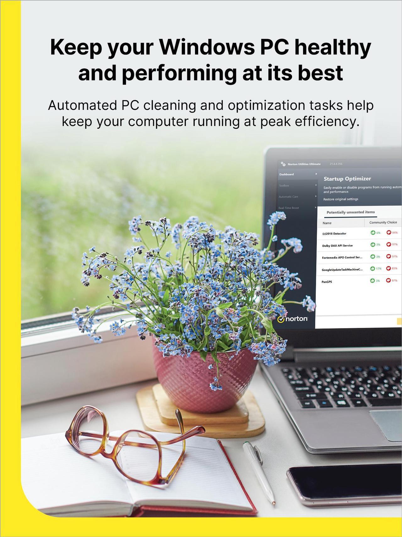 Alt view image 5 of 6 - Norton Utilities Ultimate – cleans and speeds up your PC, Windows PCs only [Download]