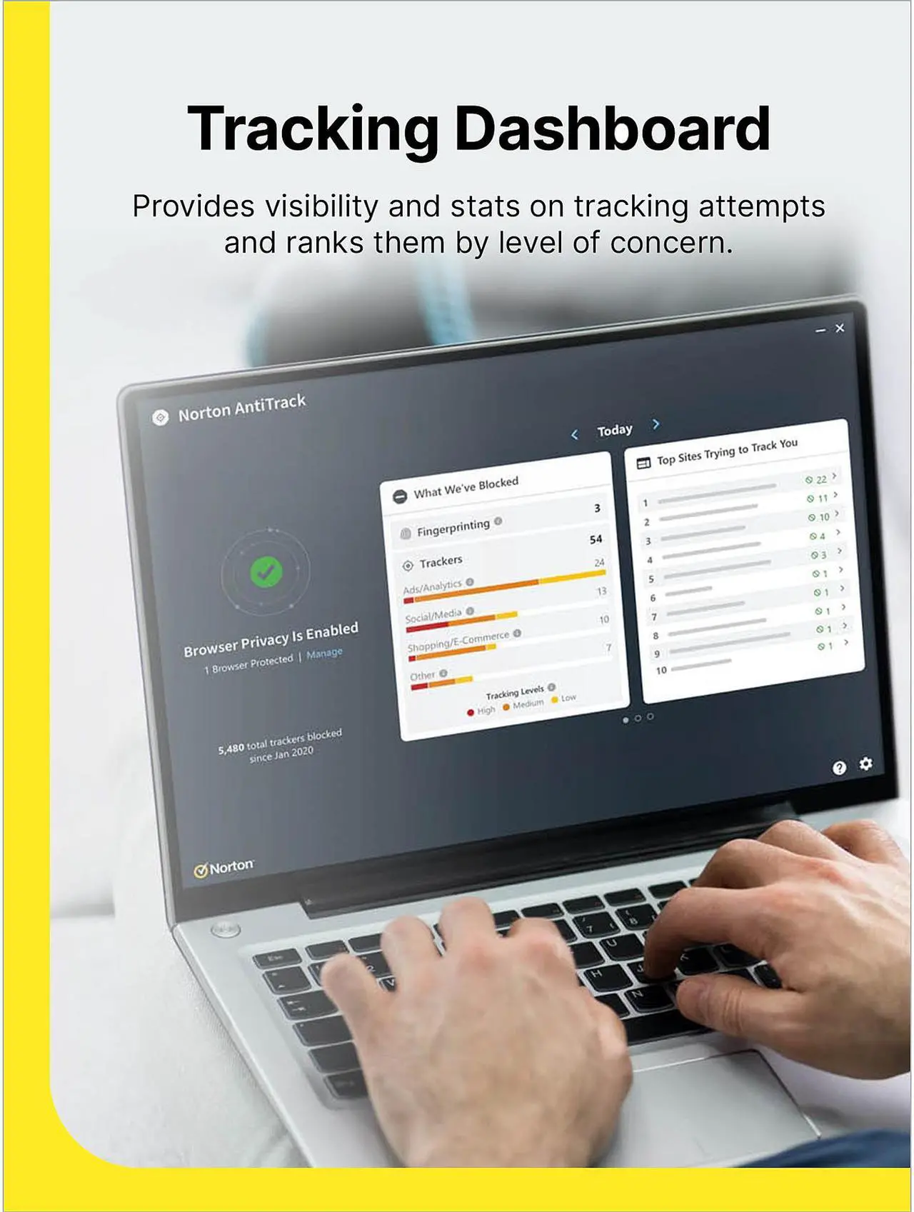 Alt view image 6 of 6 - Norton AntiTrack 2024 for 1 Device, 1 Year with Auto Renewal, Download