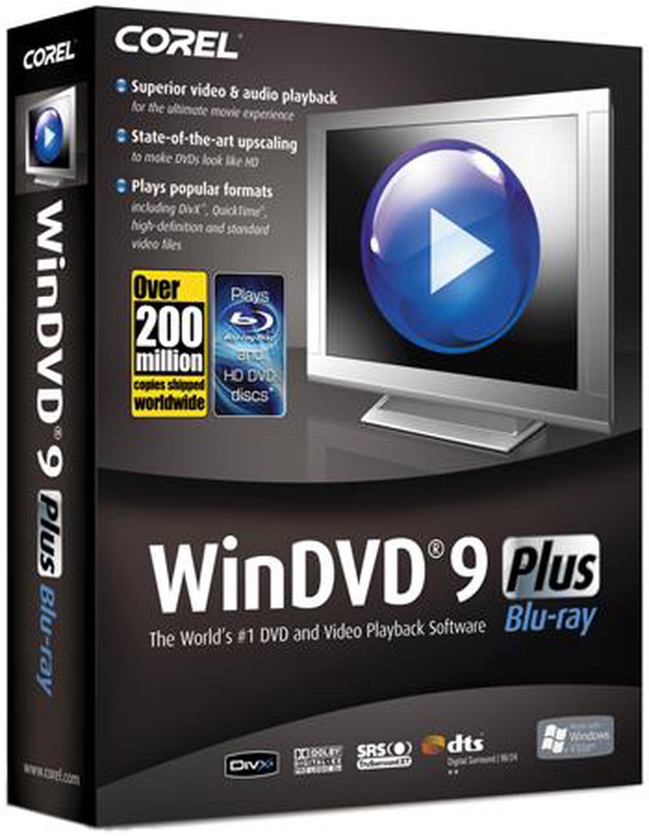 Main image of Corel WinDVD 9 Plus Blu-ray