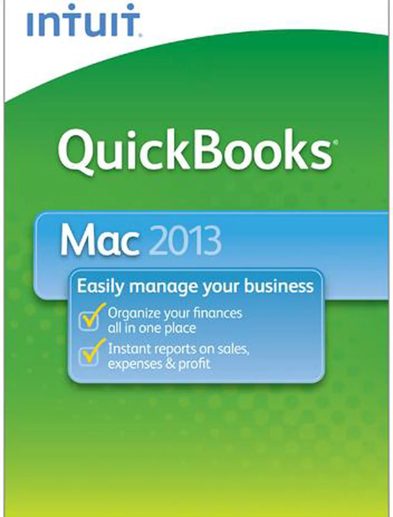 Main image of Intuit QuickBooks 2013 for Mac - Download