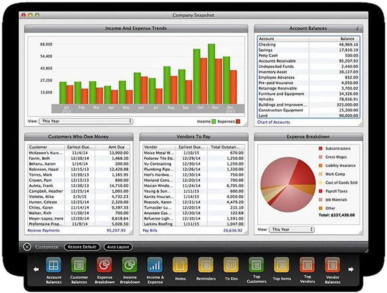 Alt view image 2 of 3 - Intuit QuickBooks 2013 for Mac - Download