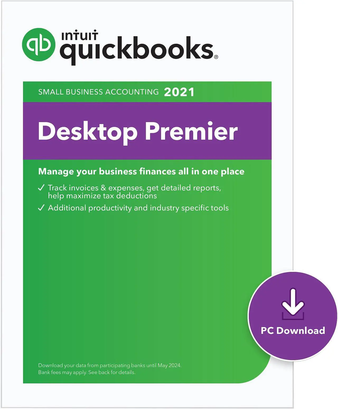 Main image of Intuit QuickBooks Desktop Premier 2021 - Download
