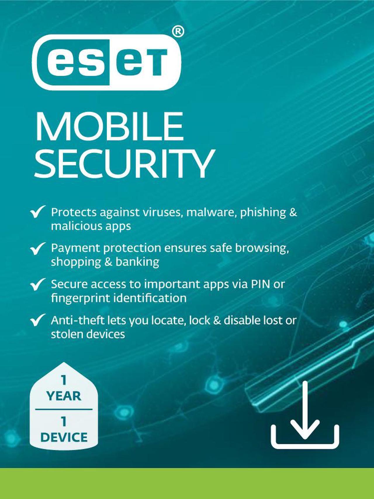 Main image of ESET Mobile Security - 1 Device / 1 Year - Download