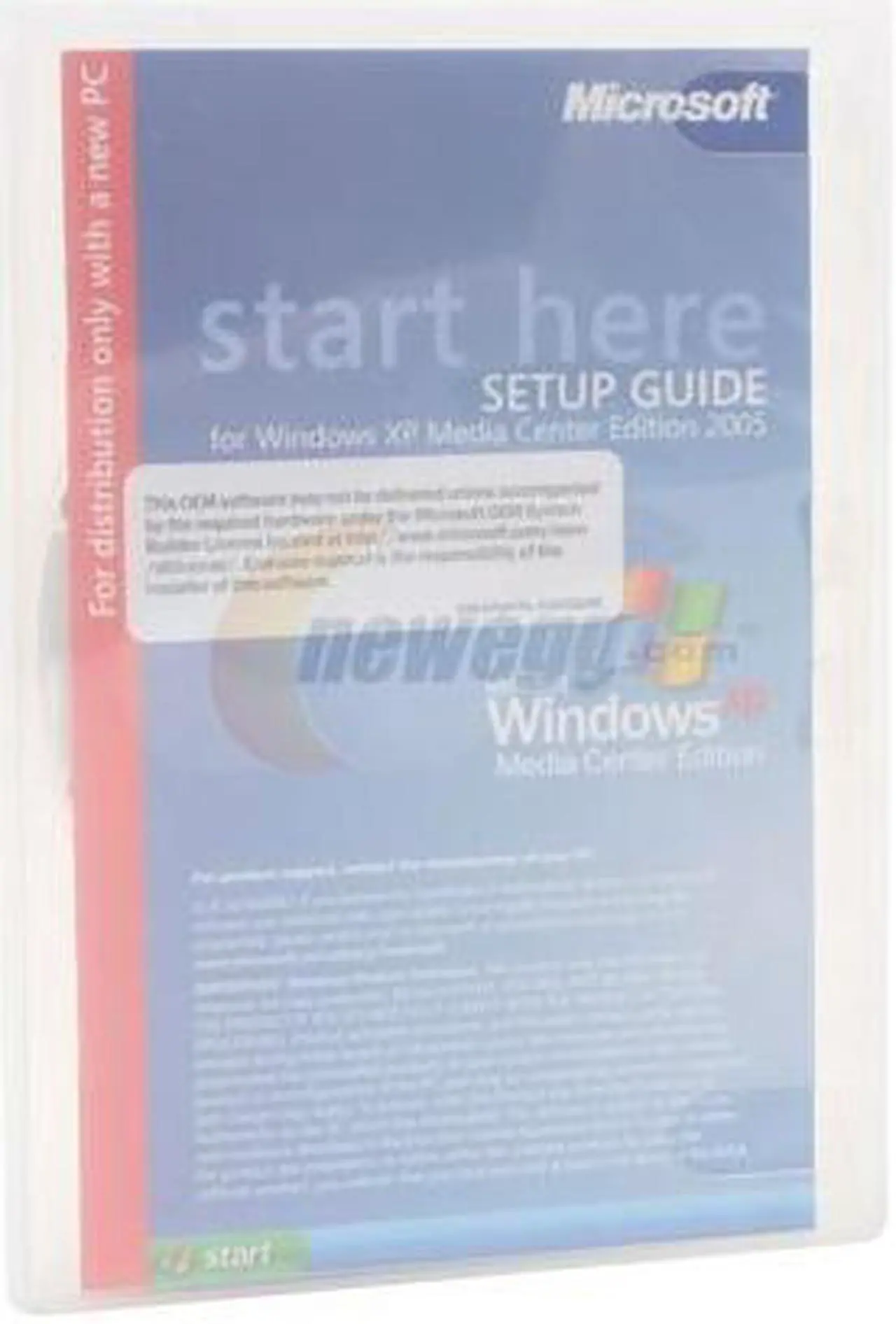 Alt view image 2 of 4 - Microsoft Windows XP Media Center 2005 SP2B for System Builders - OEM