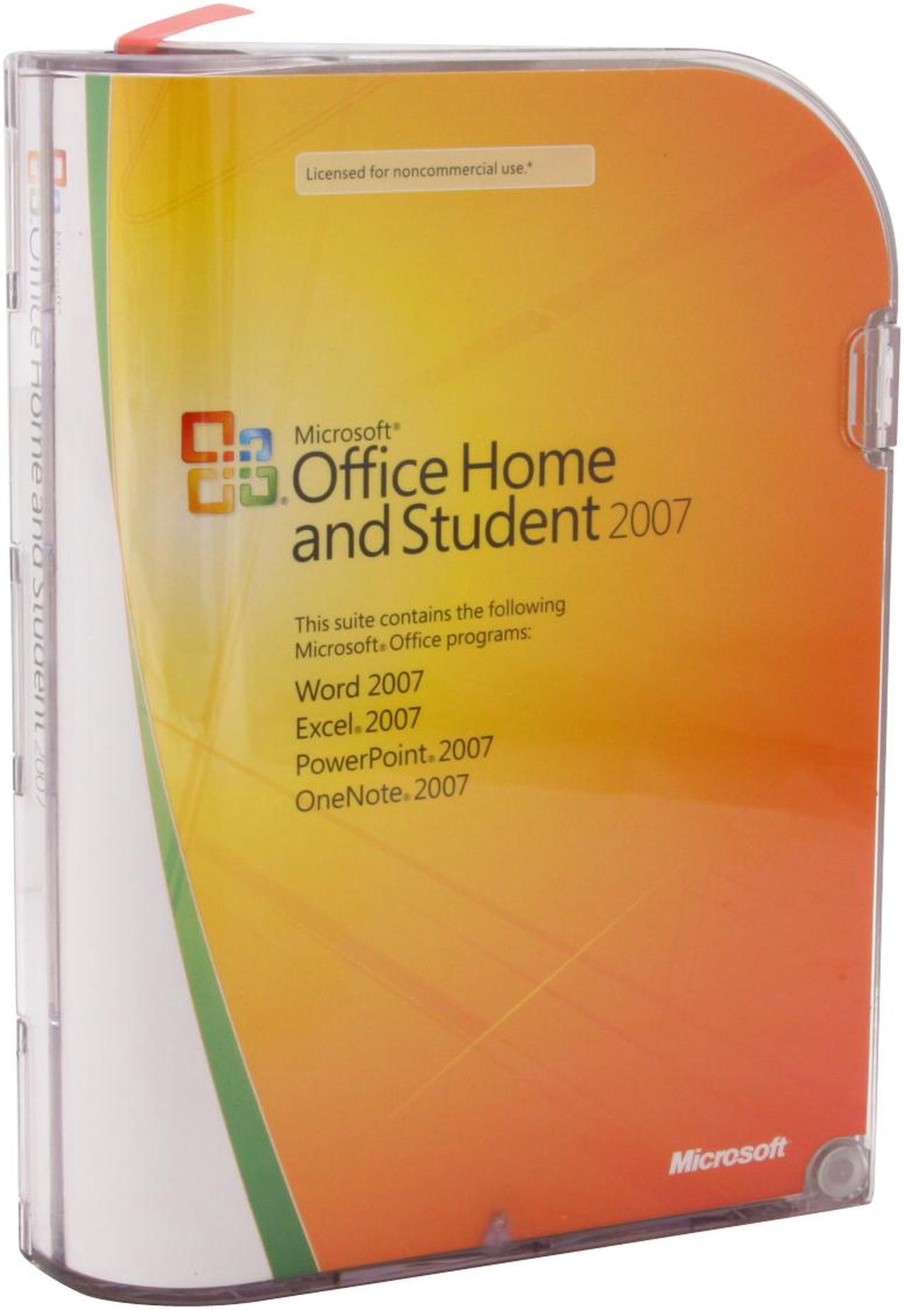 Main image of Microsoft Office Home and Student 2007 Licensed for 3 PCs