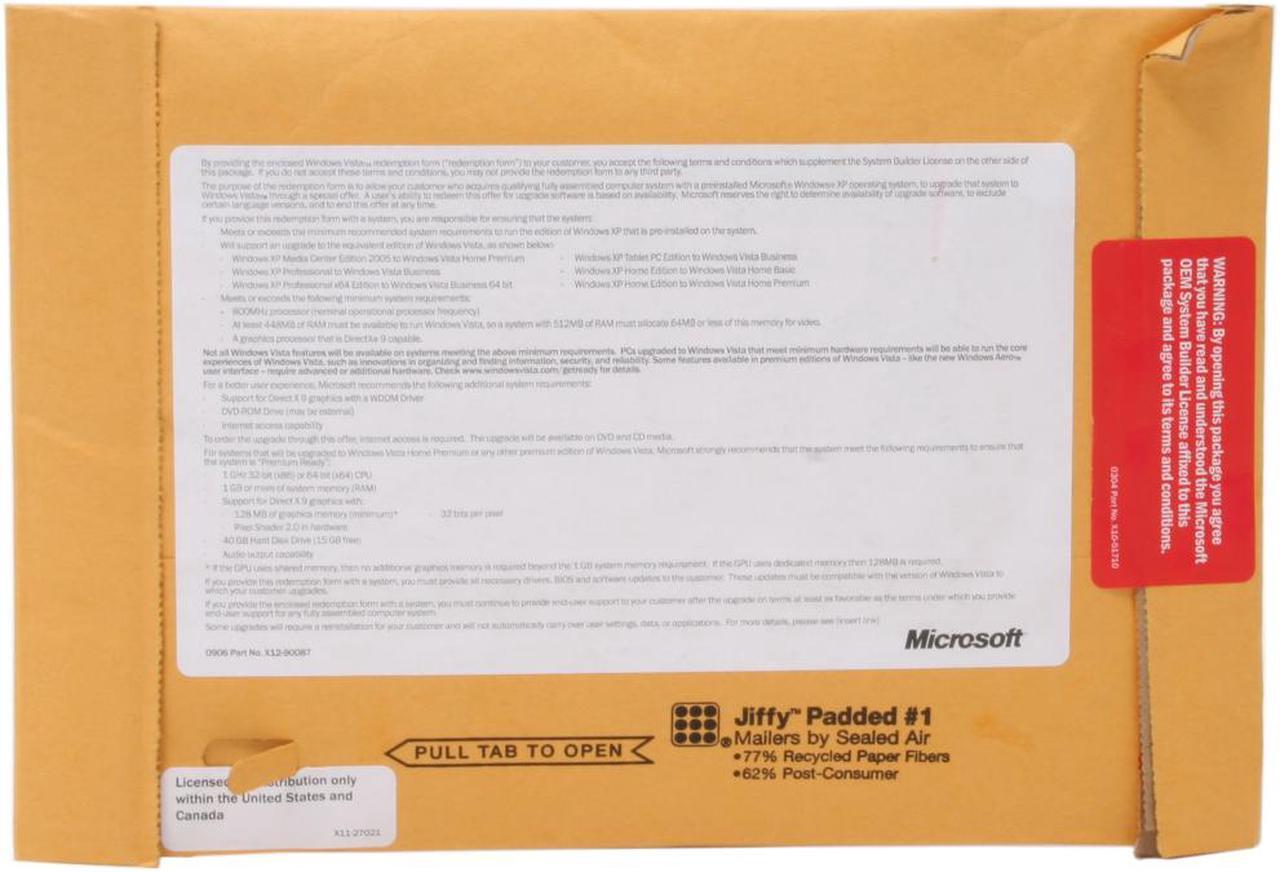 Alt view image 2 of 3 - Microsoft Windows XP Pro SP2b 1pk - OEM