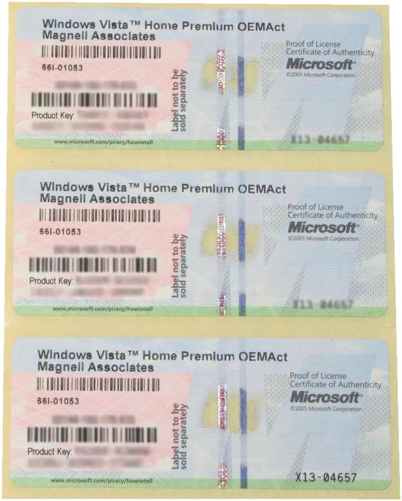Main image of Microsoft Windows Vista Home Premium 32-bitCOA ORY OEI PC OEMAct - OEM