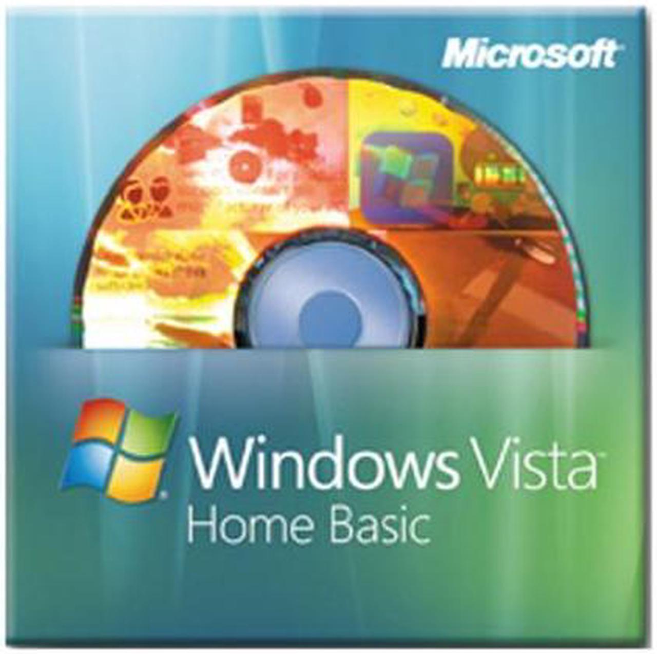 Main image of Microsoft Windows Vista Home Basic SP1 32-bit for System Builders - OEM