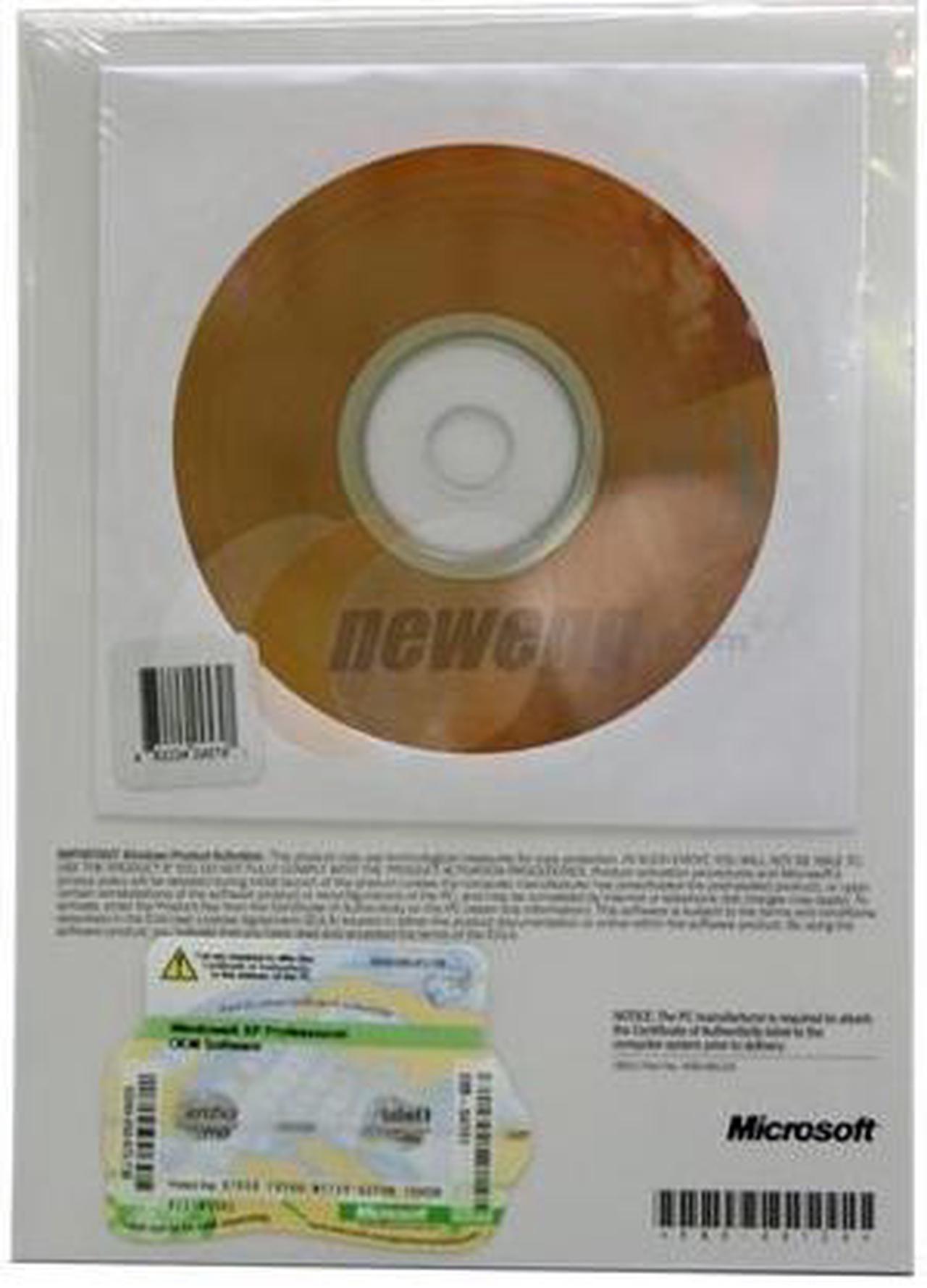 Alt view image 3 of 4 - Microsoft Windows XP Professional SP3 32-bit for System Builders - OEM