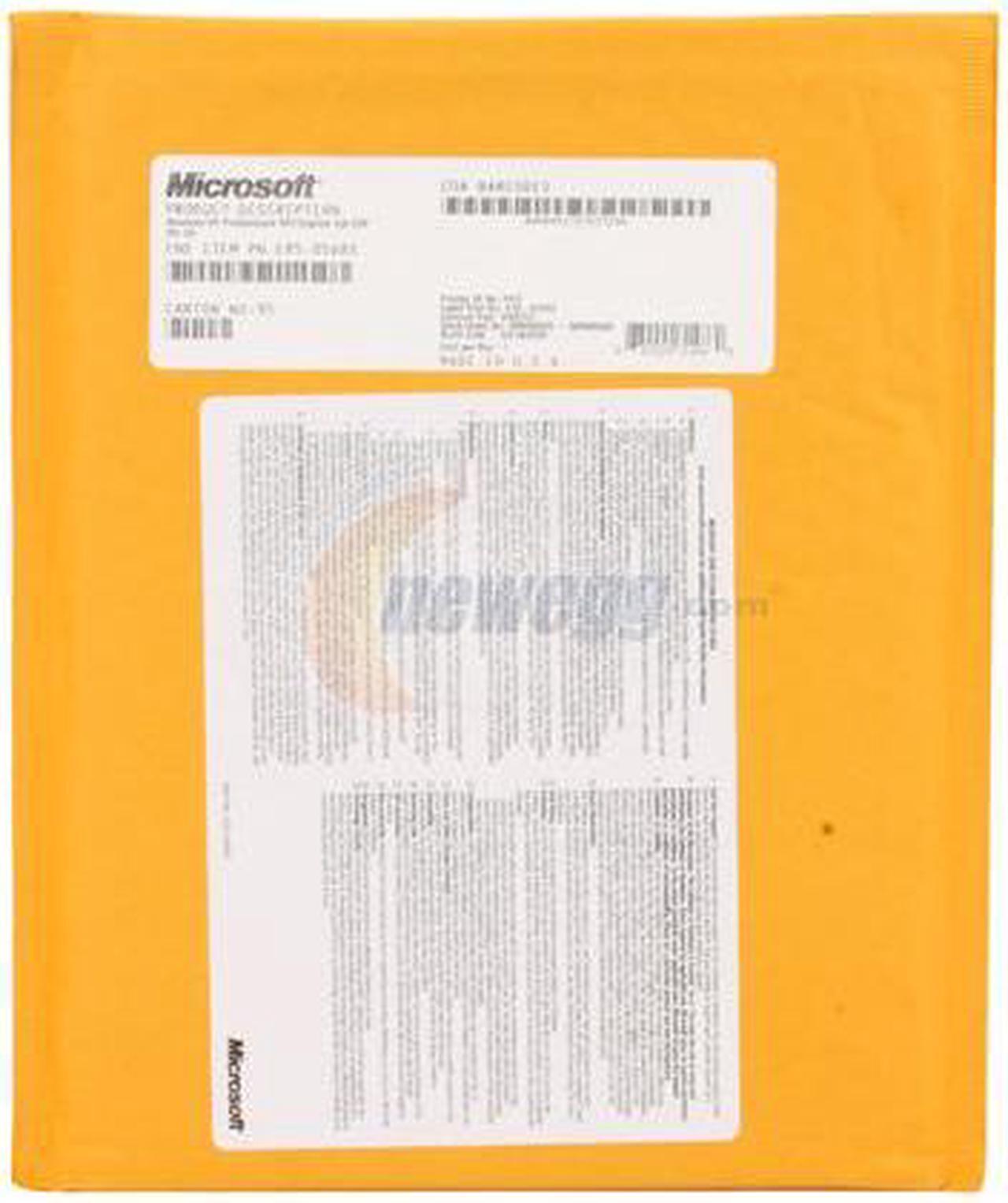 Alt view image 4 of 4 - Microsoft Windows XP Professional SP3 32-bit for System Builders - OEM