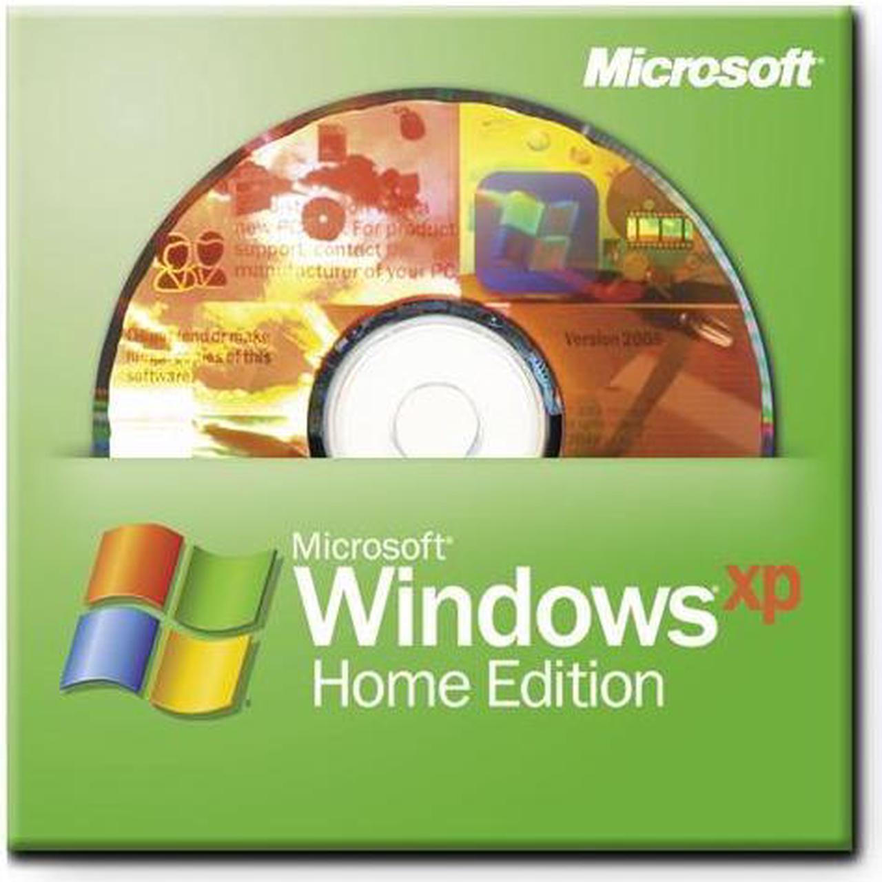 Main image of Microsoft Windows XP Home Edition SP3 English 1 Pack for System Builders DSP OEI CD - OEM