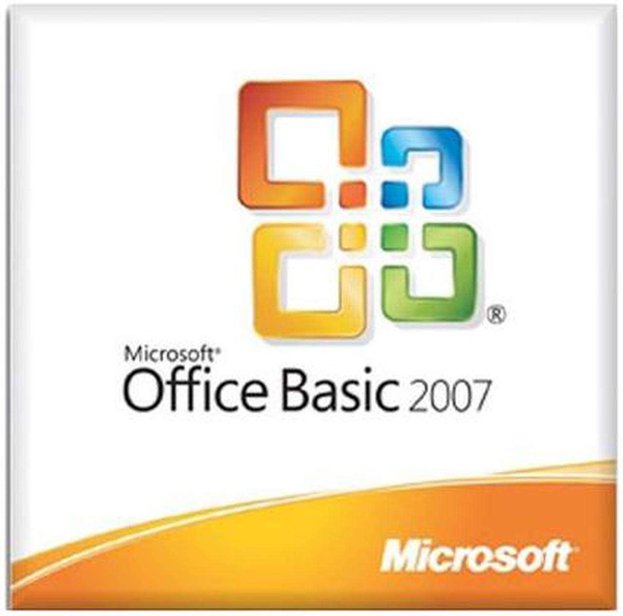 Main image of Microsoft Office Basic 2007 with MS Office Professional 2007 (Trial)-License - OEM