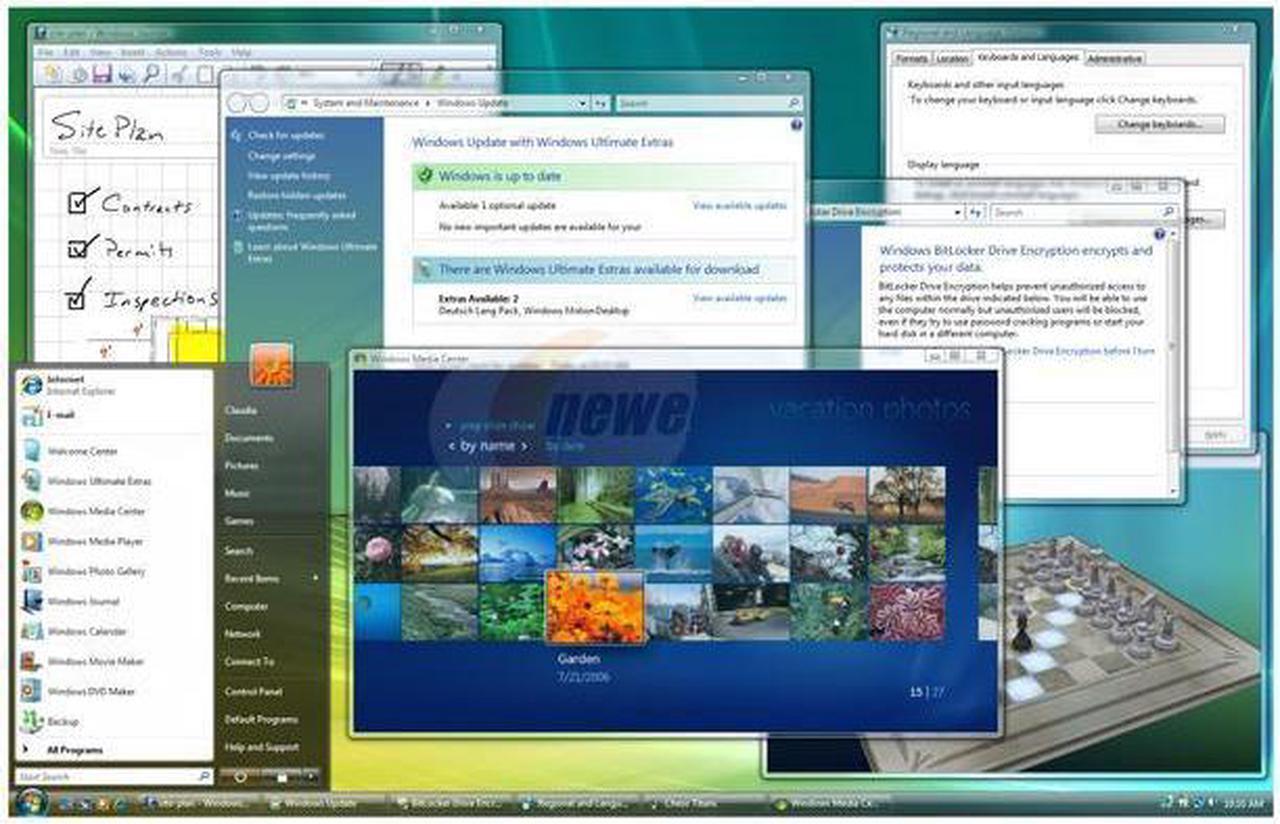 Alt view image 7 of 9 - Microsoft Windows Vista Home Premium SP1 64-bit for System Builders w/ Tech Guarantee - OEM