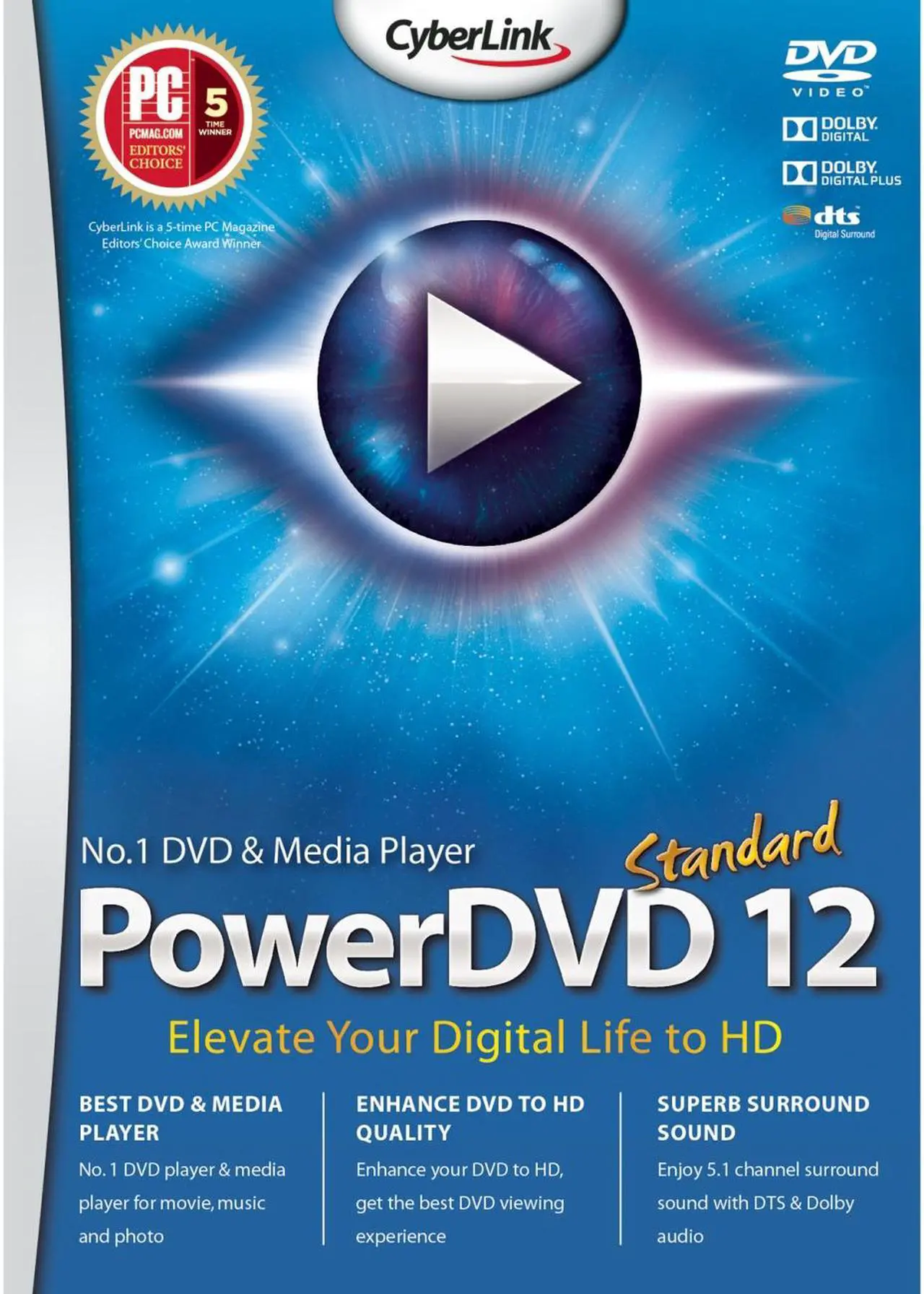 Main image of CyberLink PowerDVD 12 Standard - OEM
